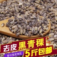 青藏高原特產黑青稞仁去皮黑青稞米500g 部分地區5斤包郵可批發