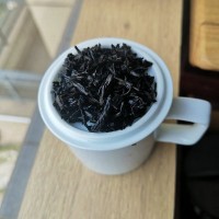 郁江牌金花六堡茶 黑褐油潤(rùn)陳香純正黑茶 味陳醇厚湯色深紅明亮