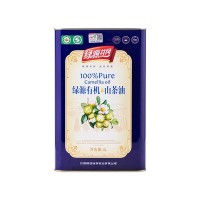 綠源井岡 純山茶油3L食用油 物理壓榨鐵聽裝茶籽油