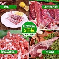 燒烤食材火鍋食材 5斤內(nèi)蒙散養(yǎng)羔羊后腿包肉新鮮羊尾羊肉餡批發(fā)