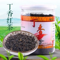 茶廠批發(fā)丁香紅茶100g罐裝誠(chéng)招代理夜市地?cái)傌浽礋豳u 紅茶包郵