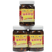 【油牛肝菌460g/瓶】云南土特產(chǎn) 風(fēng)味菌下飯菜 開(kāi)蓋即食 蘭野直銷