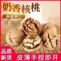 薄皮炒核桃 新疆紙皮 烤核桃 新貨堅果零食批發(fā) 熟核桃奶香椒鹽 5袋起批