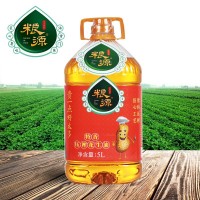 佛山糧源一級特香花生油濃香食用油 一罐大瓶裝5升花生油廠家批發