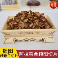 鎖陽片 帶皮干切片 優(yōu)質(zhì)內(nèi)蒙古阿拉善金鎖陽 大漠雙雄中藥材 包郵