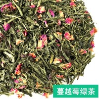 蔓越莓綠茶水果風味綠茶果粒茶花果茶景區(qū)熱賣散裝批發(fā)一件代發(fā)