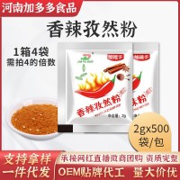 廠家現(xiàn)貨批發(fā)樣品小包香辣孜然粉調(diào)味料 炸雞排外賣撒料燒烤蘸料 2袋起批